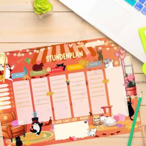 Orario dei gatti per bambini sulla scrivania — Crealumi House Cat Fever